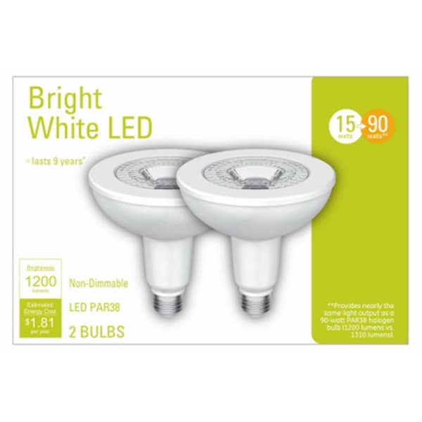 Ge GE 235074 15W Par38 LED Outdoor Flood Light Bulb - Pack of 2 235074 - main